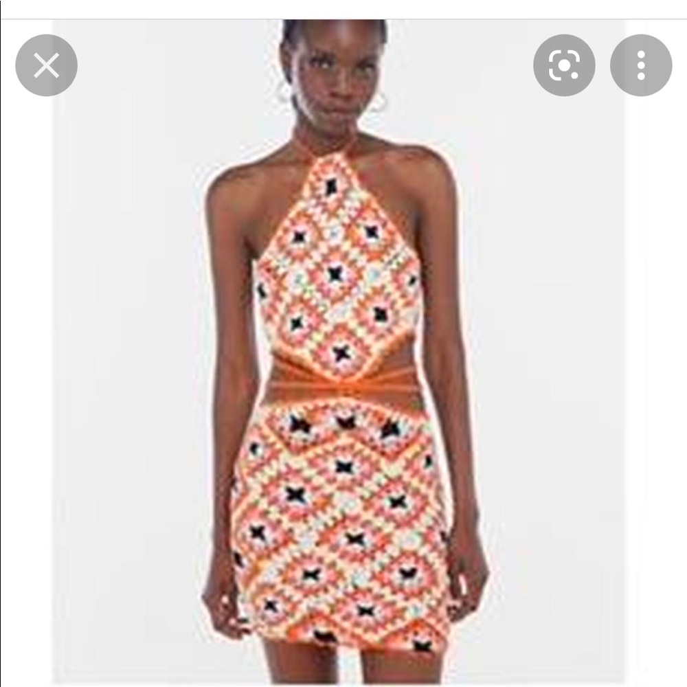 Bershka Crochet dress